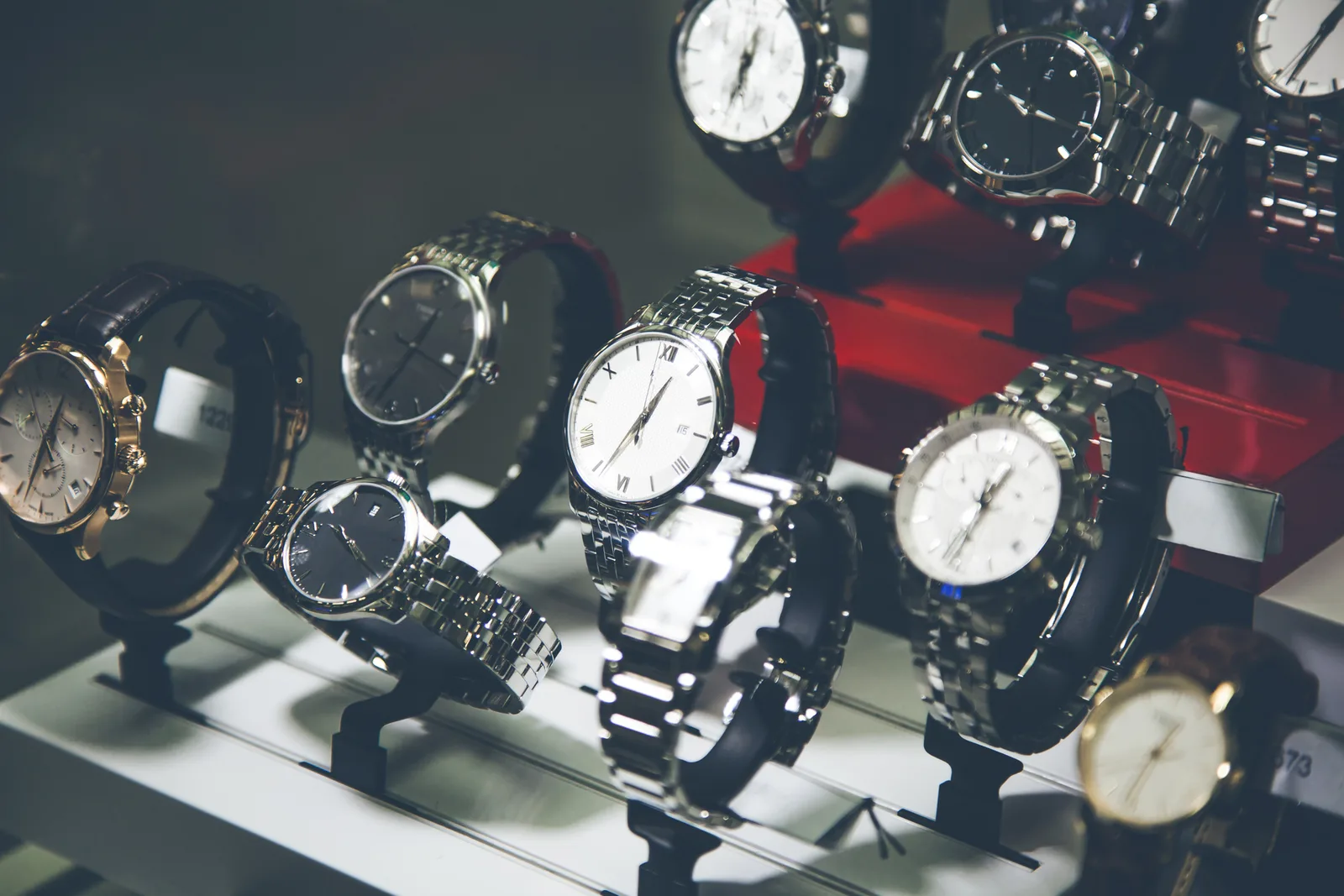High end watches representing watch buying services at Don Pepes in Stockton